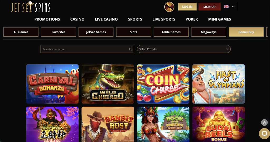 Jet Set Spins Bonus Buy Slots